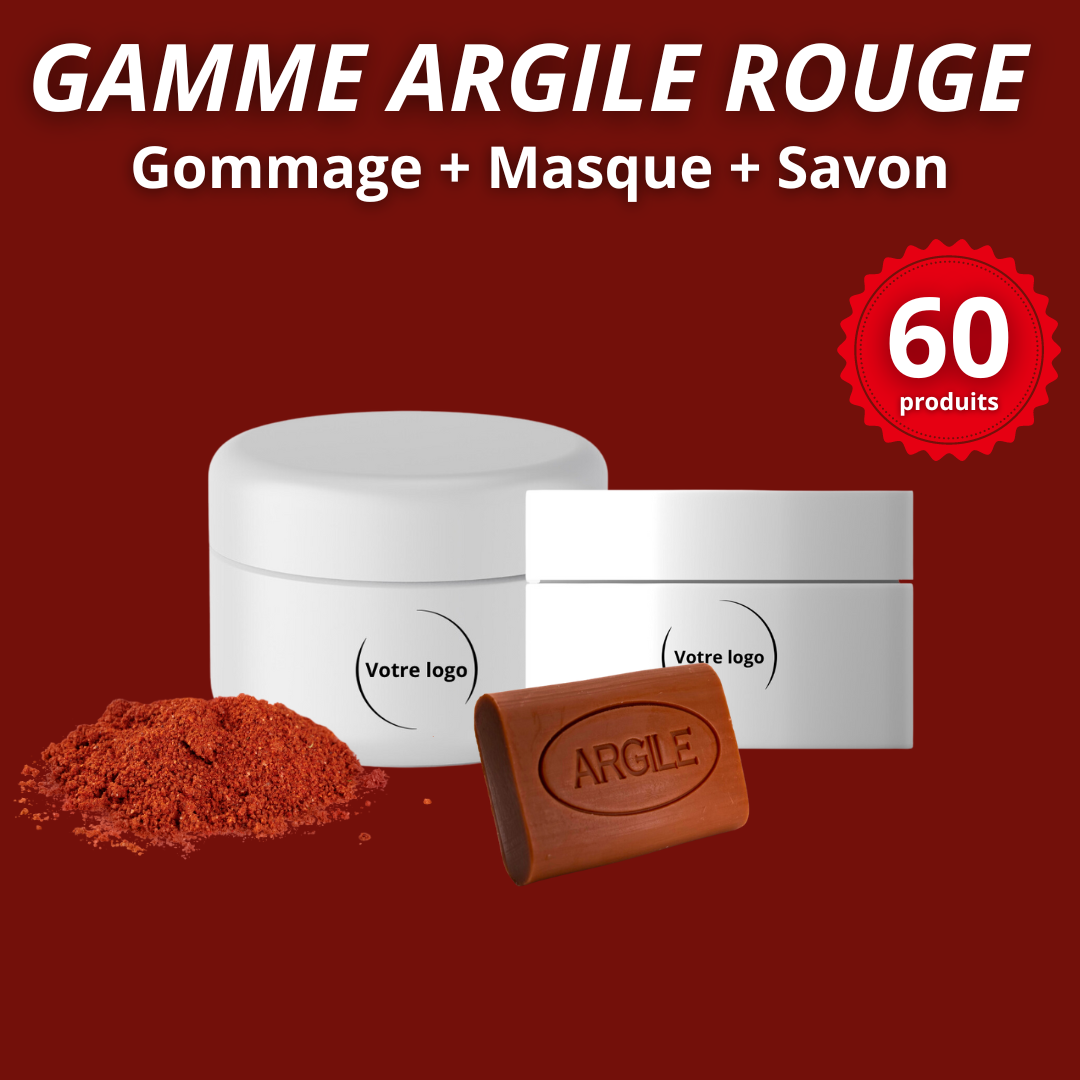 PACK ARGILE ROUGE (60 PRODUITS)